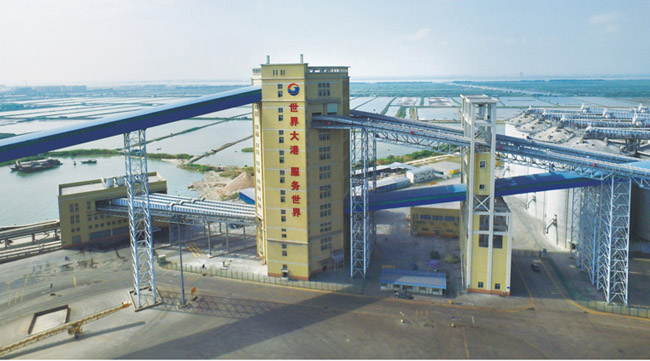 广州港南沙港区粮食及通用码头工程项目——南方最大粮食港口物流设施
